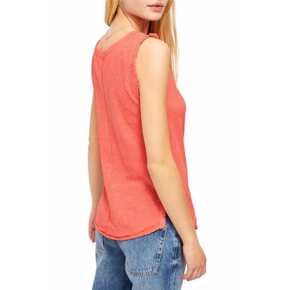 Free People Vacay Linen Blend Tank Top - Picture 3 of 4